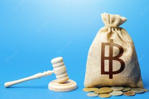 thai-baht-money-bag-judge-s-gavel-litigation-dispute-resolution-conflict-interest-settlement-awarding-moral-financial-compensation-lawyer-services-protection-rights-justice_72572-3151